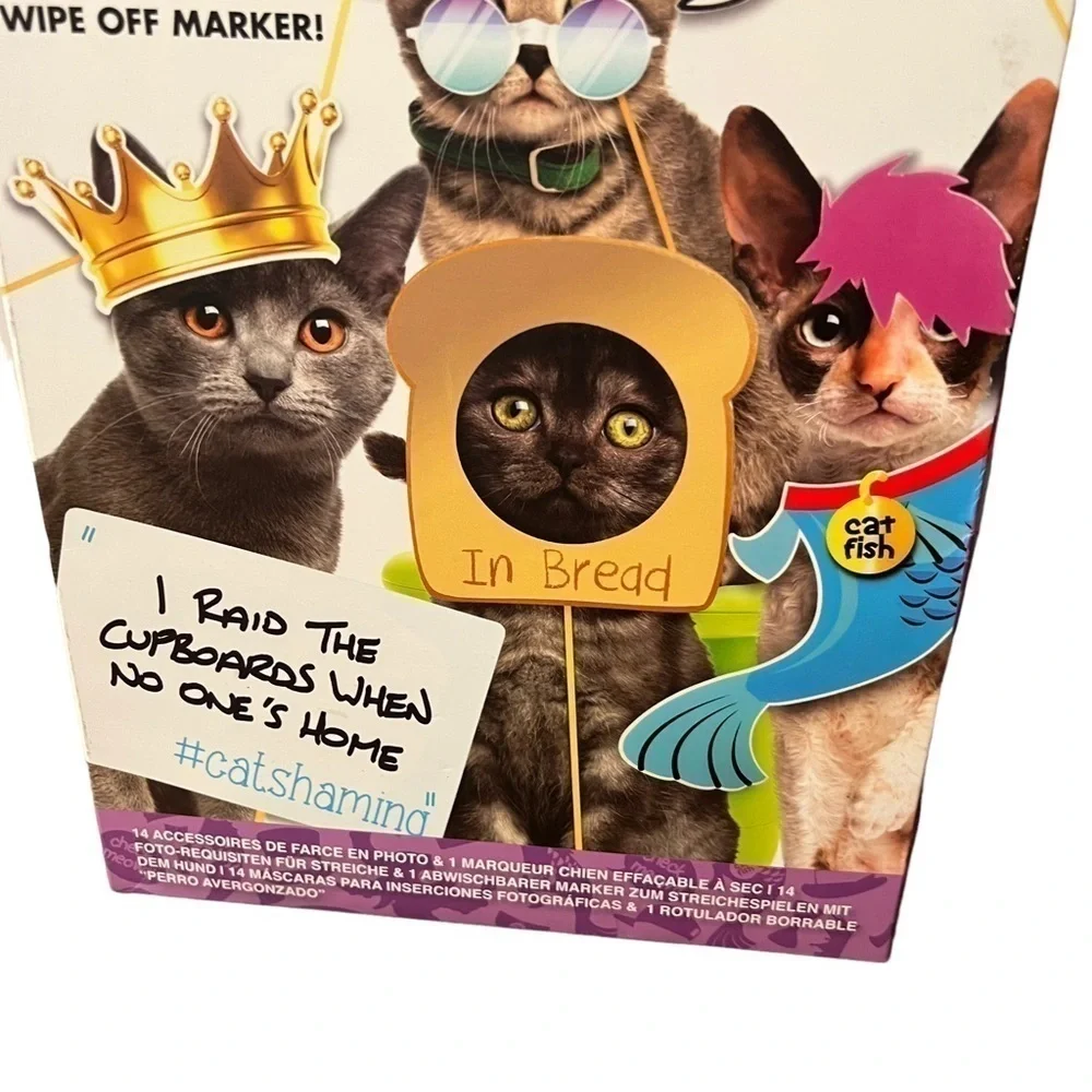 Cat Selfies Photo Prop Kit